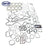 SKP SKHSU262691 Engine Cylinder Head Gasket Set