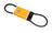 Continental 10X850 Accessory Drive Belt - Air Conditioning and Power Steering or Power Steering