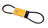 Continental 13X1000 Accessory Drive Belt - Air Conditioning, Alternator or Power Steering