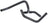 Continental 62849 HVAC Heater Hose - Heater To Pipe-1