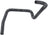 Continental 63511 Engine Coolant Hose - Water Pump To Connector