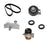 Continental PP306LK1 Engine Timing Belt Kit with Water Pump