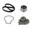 Continental TB227LK2 Engine Timing Belt Kit with Water Pump