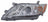 Depo 312-1198L-UCN1 Headlight Lens Housing - Left