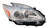 Depo 312-11B7R-UC7 Headlight Lens Housing - Right