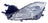 Depo 316-1138L-US7 Headlight Lens Housing - Left
