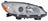Depo 316-1145R-UC Headlight Lens Housing - Right