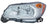 Depo 320-1124L-AS1 Headlight Assembly - Left