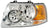 Eagle Eye FR355-B001L Headlight Assembly - Left