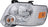 Eagle Eye FR457-B001L Headlight Assembly - Left
