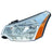 Eagle Eye FR522-B001LR Headlight Assembly