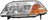 Eagle Eye HD394-A001L Headlight Lens Housing - Left