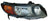 Eagle Eye HD468-A001R Headlight Lens Housing - Right