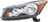 Eagle Eye HD549-B101LCA Headlight Assembly - Left