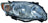 Eagle Eye TY1056-B001R Headlight Assembly - Right