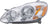 Eagle Eye TY665-B001L Headlight Assembly - Left