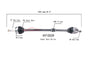 Protech HY10559 CV Axle Assembly - Front Right