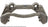 Cardone 14-1146 Disc Brake Caliper Bracket - Rear Right
