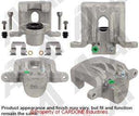Cardone 19-6271 Disc Brake Caliper - Rear Left