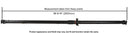 Cardone 65-4000 Drive Shaft - Rear