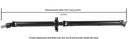 Cardone 65-7034 Drive Shaft - Rear