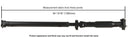 Cardone 65-7048 Drive Shaft - Rear