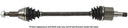 Cardone 66-1479 CV Axle Assembly - Rear Left