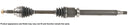 Cardone 66-2171 CV Axle Assembly - Front Right