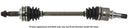 Cardone 66-5432 CV Axle Assembly - Front Left
