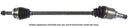 Cardone 66-5449 CV Axle Assembly - Front Right