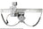 Cardone 82-1036AR Power Window Motor and Regulator Assembly - Rear Right