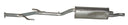 Ansa BW2647 Exhaust Muffler - Rear