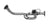 Ansa HD17001 Exhaust Pipe - Front