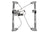 Aisin RPAFD-068 Window Motor and Regulator Assembly - Rear Right