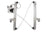 Aisin RPAGM-030 Window Motor and Regulator Assembly - Rear Right