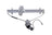 Aisin RPAH-095 Window Motor and Regulator Assembly - Rear Right