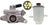 Atlantic Automotive Enterprises 5333NKTA Power Steering Pump Kit