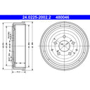 ATE 480046 Brake Drum - Rear