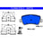 ATE 602722 Disc Brake Pad Set - Rear