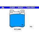 ATE 604047 Disc Brake Pad Set - Rear