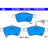 ATE 607124 Disc Brake Pad Set - Front