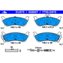 ATE 608007 Disc Brake Pad Set - Rear
