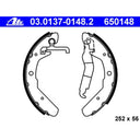 ATE 650148 Drum Brake Shoe - Rear