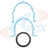 Apex ABS204 Engine Crankshaft Seal Kit - Rear