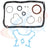 Apex ACS1033 Engine Conversion Gasket Set