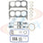 Apex AHS3025D Engine Cylinder Head Gasket Set