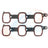 Apex AMS11640 Fuel Injection Plenum Gasket Set - Upper