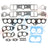 Apex AMS3228 Engine Intake Manifold Gasket Set - Lower and Upper