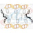 Apex AMS4450 Engine Intake Manifold Gasket Set - Lower and Upper