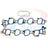 Apex AMS4712 Engine Intake Manifold Gasket Set - Lower and Upper